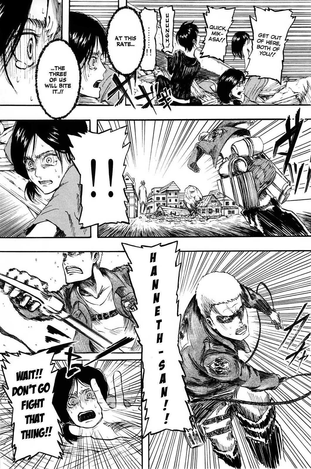 Attack on Titan manga, chapter 2, page 15 of 40
