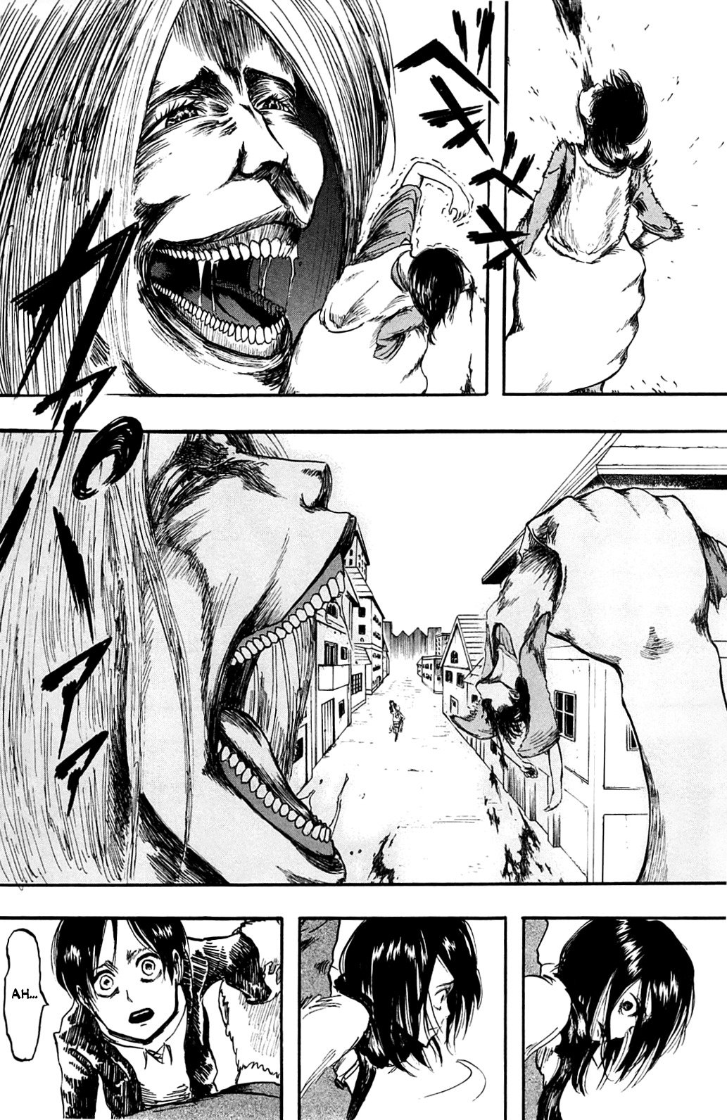 Attack on Titan manga, chapter 2, page 21 of 40