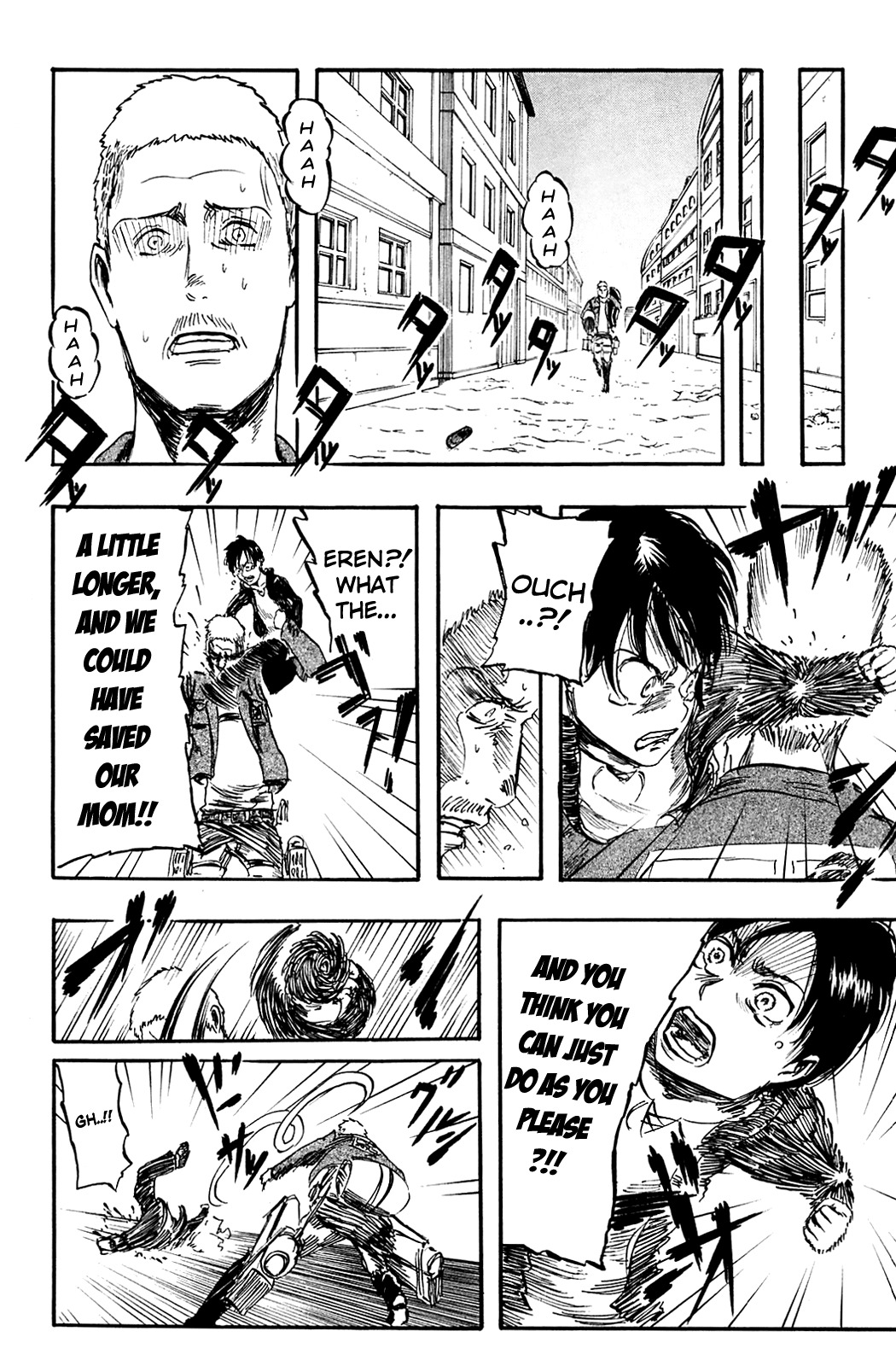 Attack on Titan manga, chapter 2, page 23 of 40