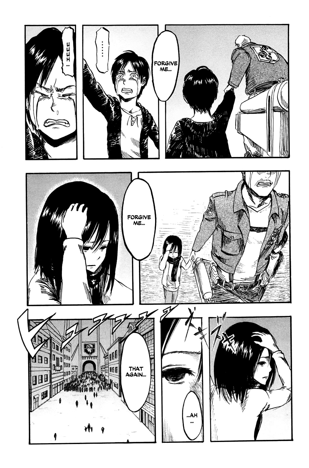 Attack on Titan manga, chapter 2, page 25 of 40
