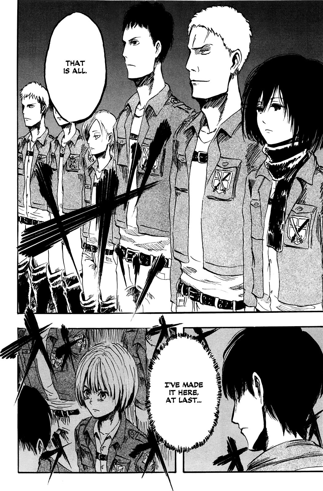 Attack on Titan manga, chapter 2, page 38 of 40