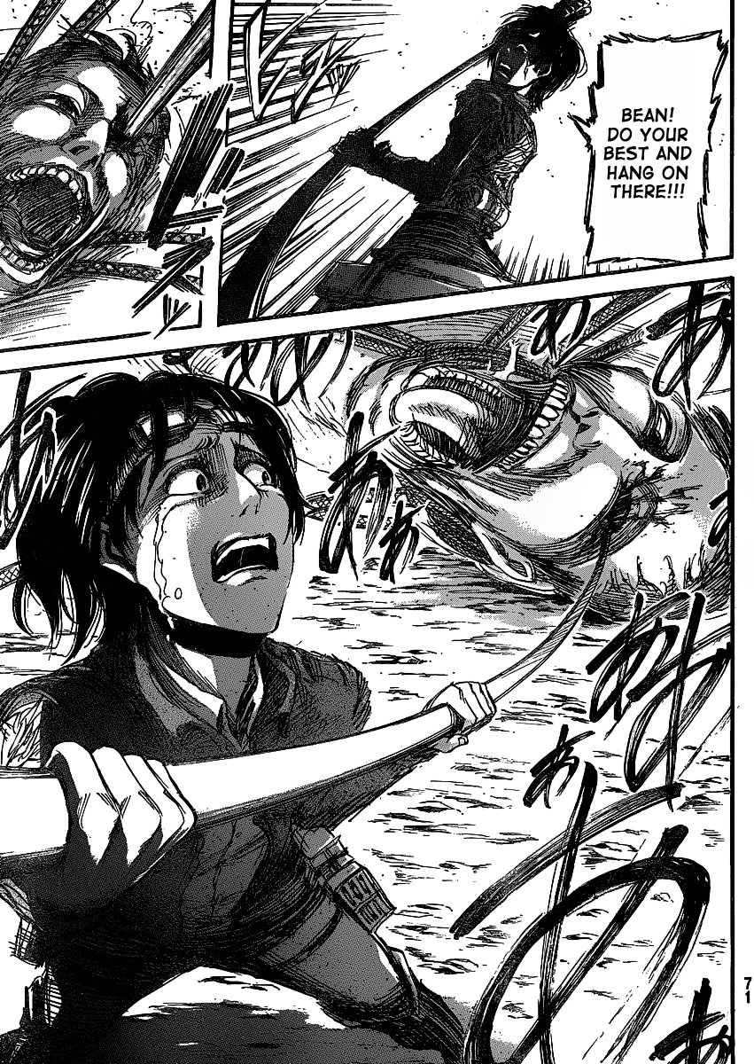 Attack on Titan manga, chapter 20, page 20 of 32