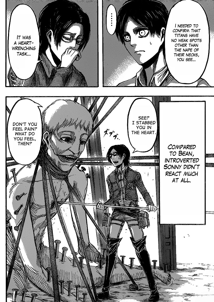 Attack on Titan manga, chapter 20, page 21 of 32