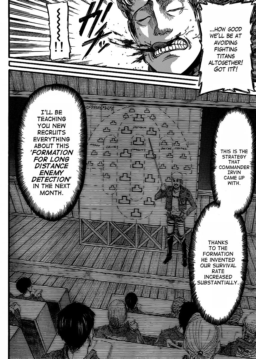 Attack on Titan manga, chapter 22, page 15 of 45