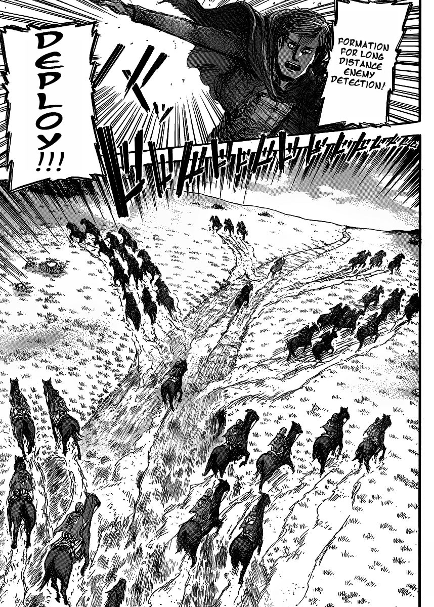 Attack on Titan manga, chapter 22, page 16 of 45