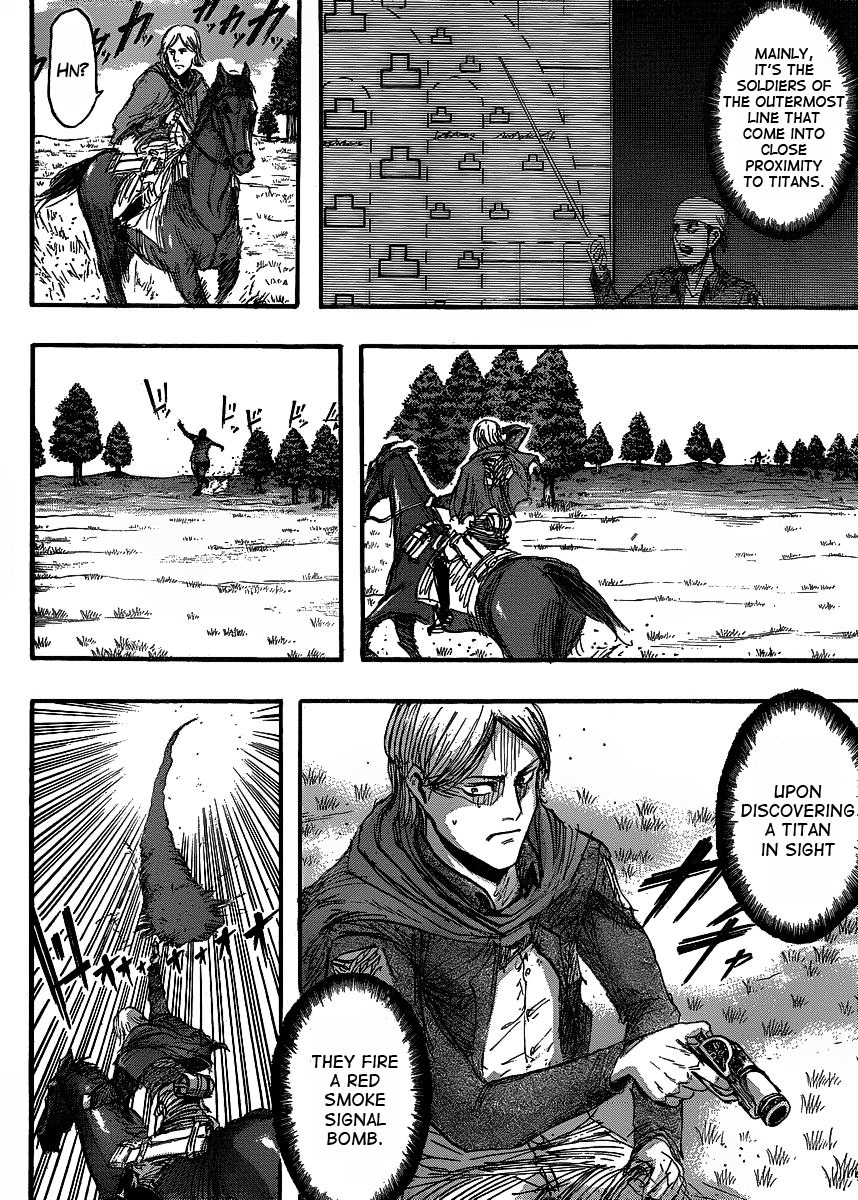 Attack on Titan manga, chapter 22, page 19 of 45