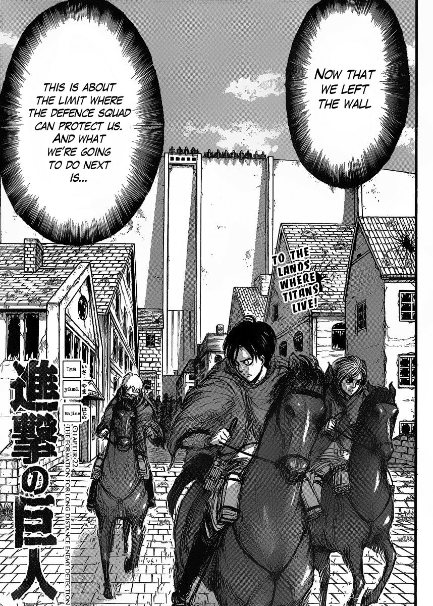 Attack on Titan manga, chapter 22, page 2 of 45