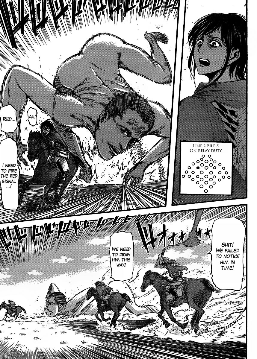 Attack on Titan manga, chapter 22, page 22 of 45