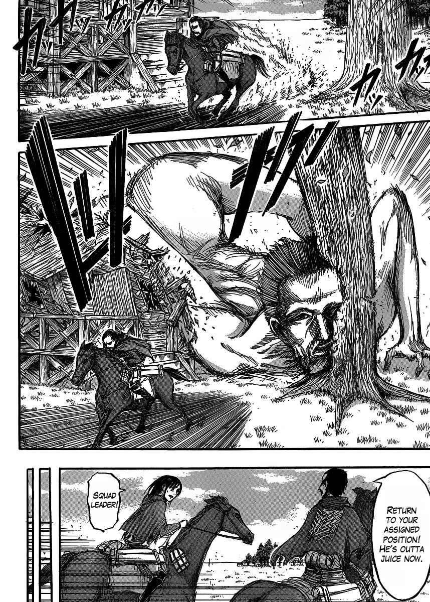 Attack on Titan manga, chapter 22, page 25 of 45