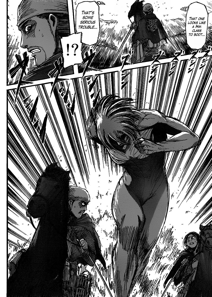 Attack on Titan manga, chapter 22, page 35 of 45