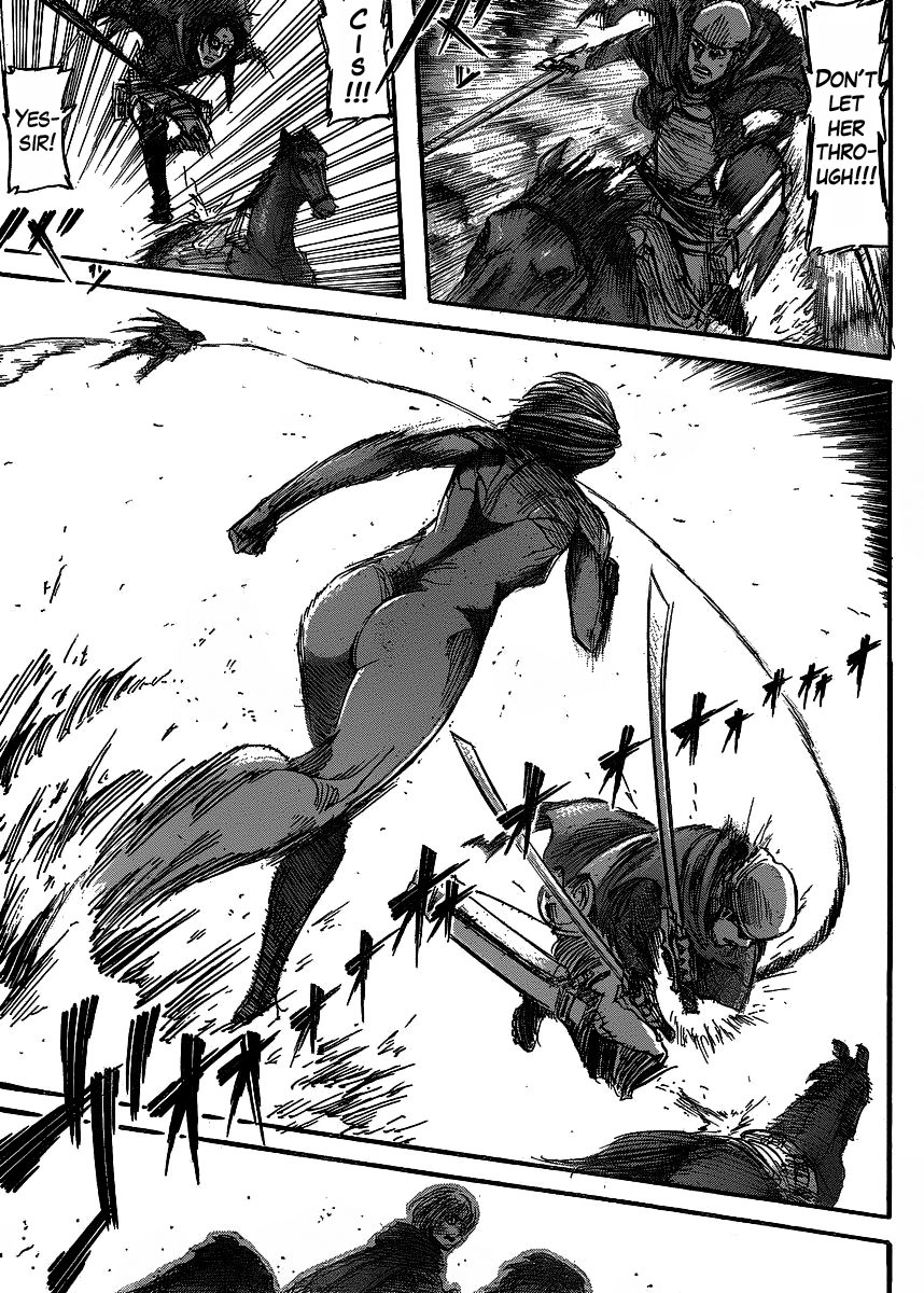 Attack on Titan manga, chapter 22, page 38 of 45