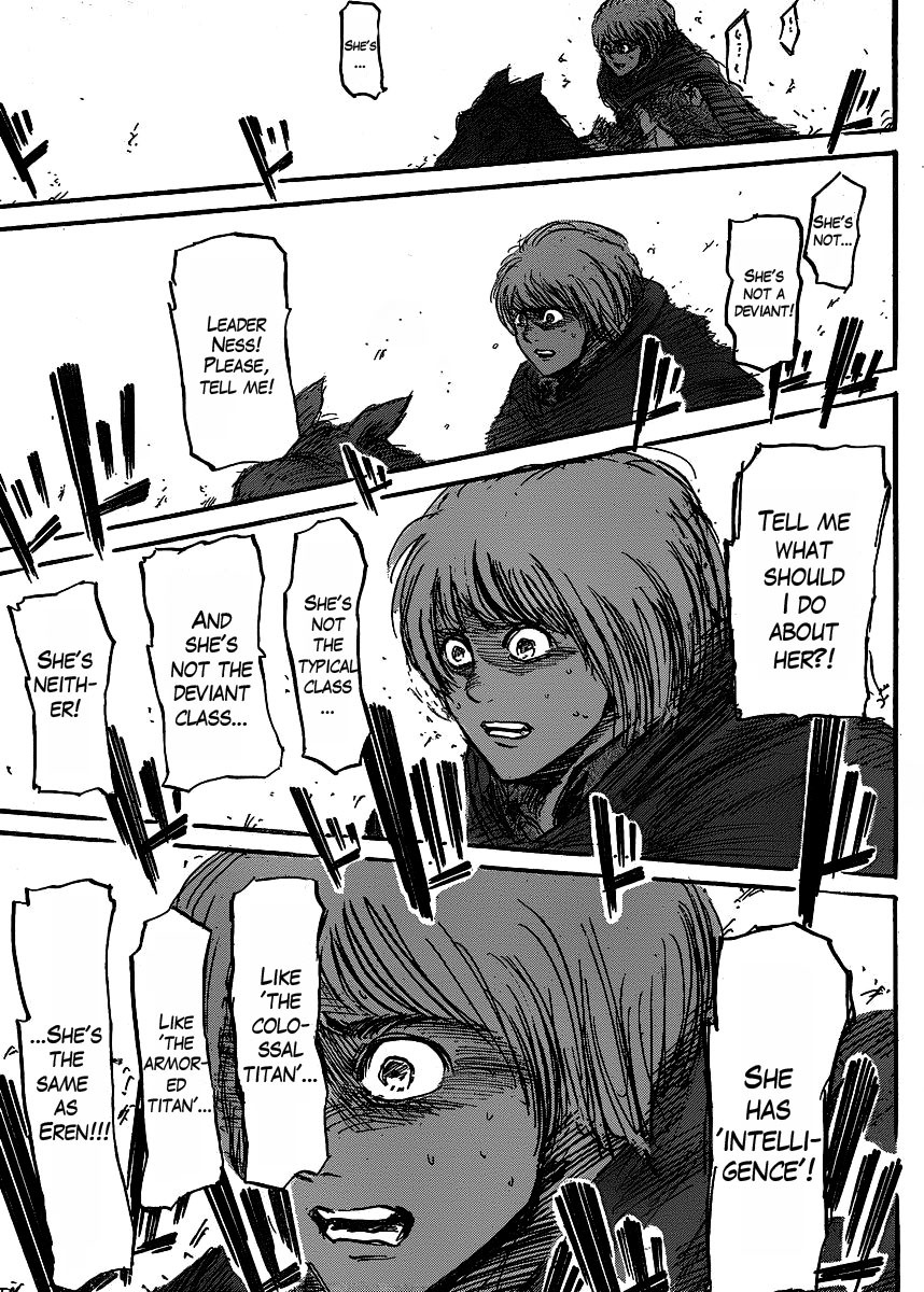 Attack on Titan manga, chapter 22, page 42 of 45