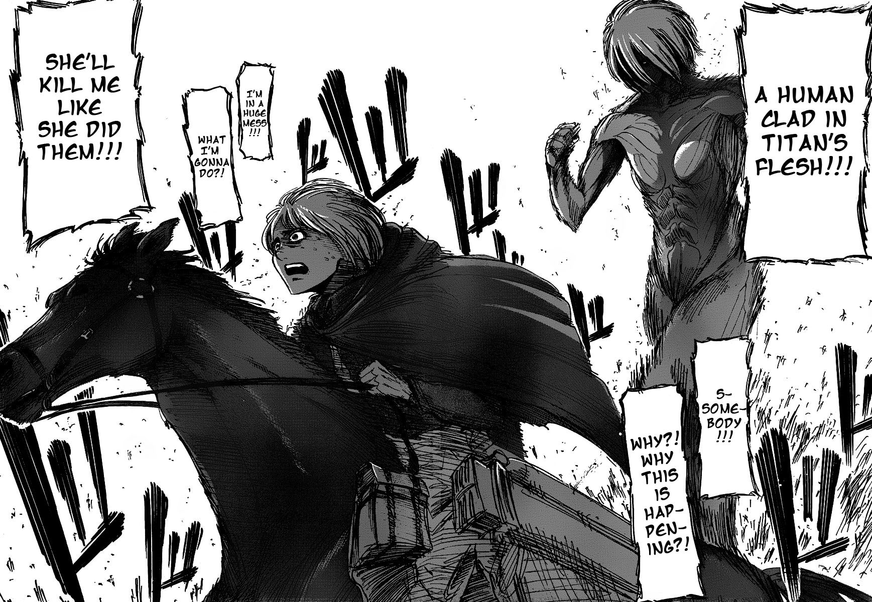 Attack on Titan manga, chapter 22, page 43 of 45