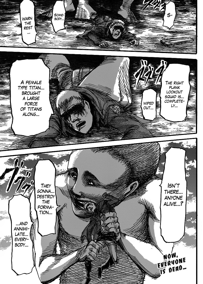 Attack on Titan manga, chapter 22, page 45 of 45