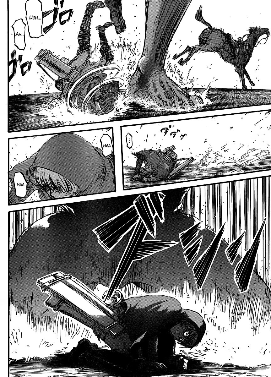 Attack on Titan manga, chapter 23, page 12 of 51