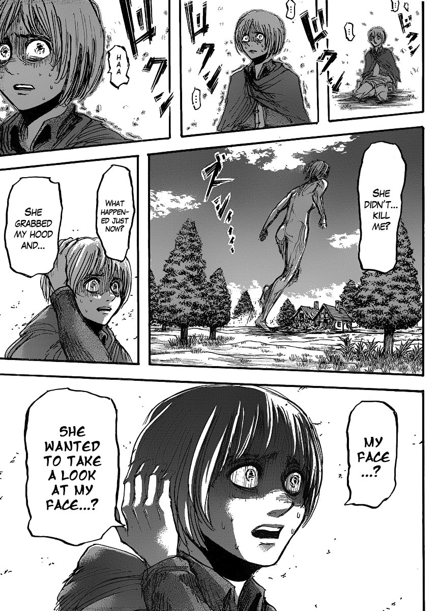 Attack on Titan manga, chapter 23, page 17 of 51