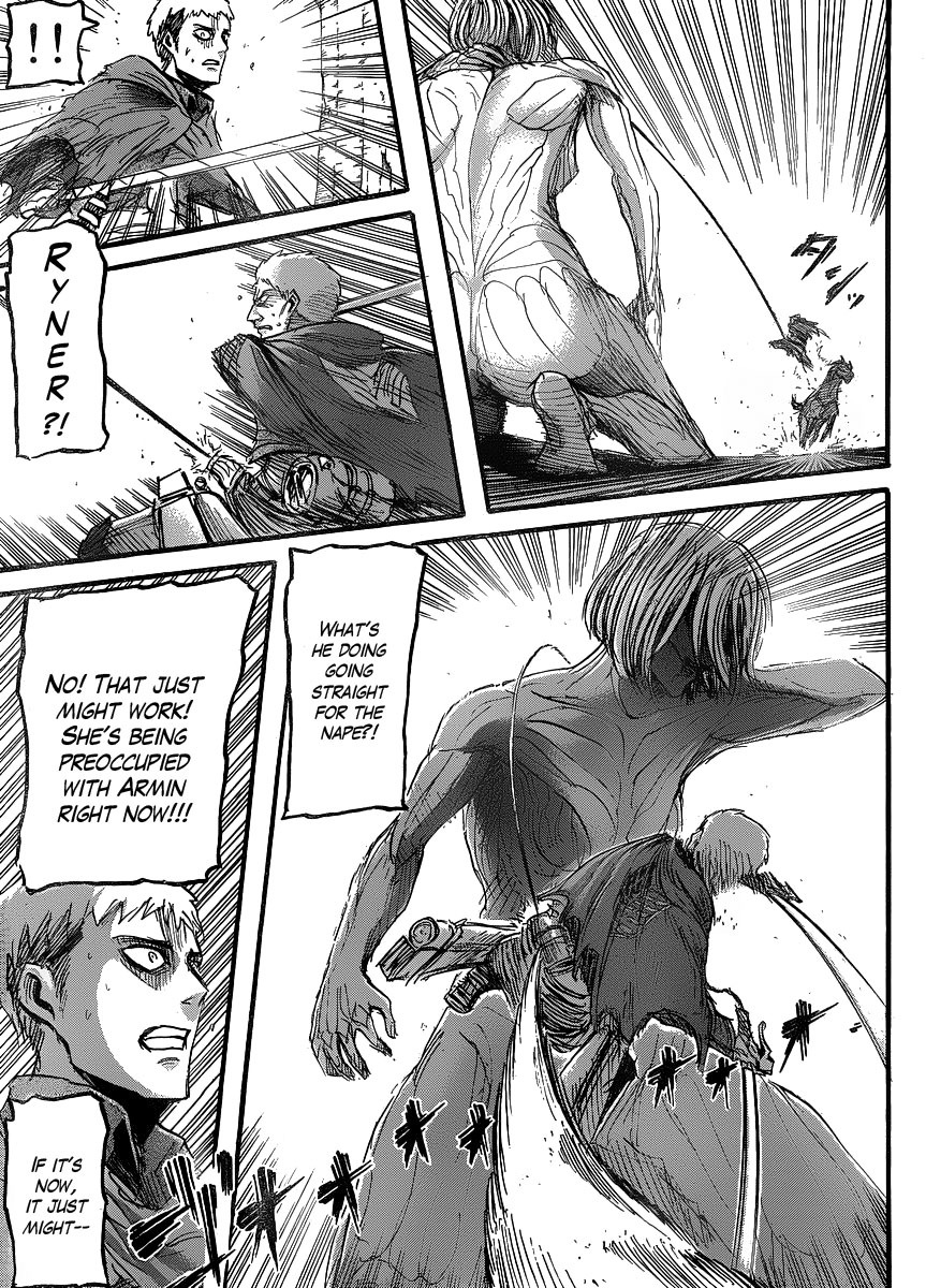 Attack on Titan manga, chapter 23, page 43 of 51