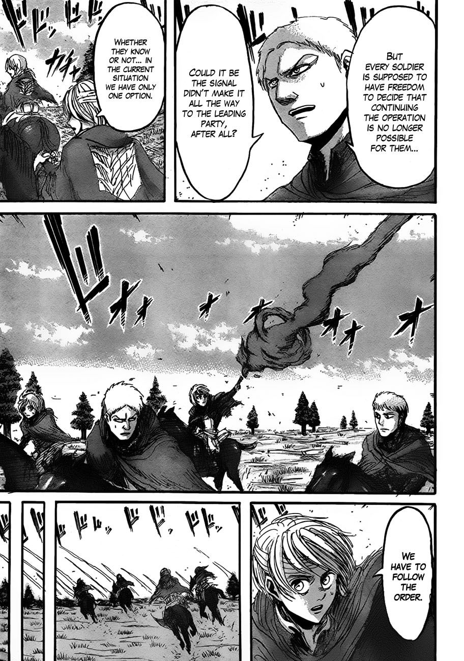 Attack on Titan manga, chapter 24, page 11 of 43