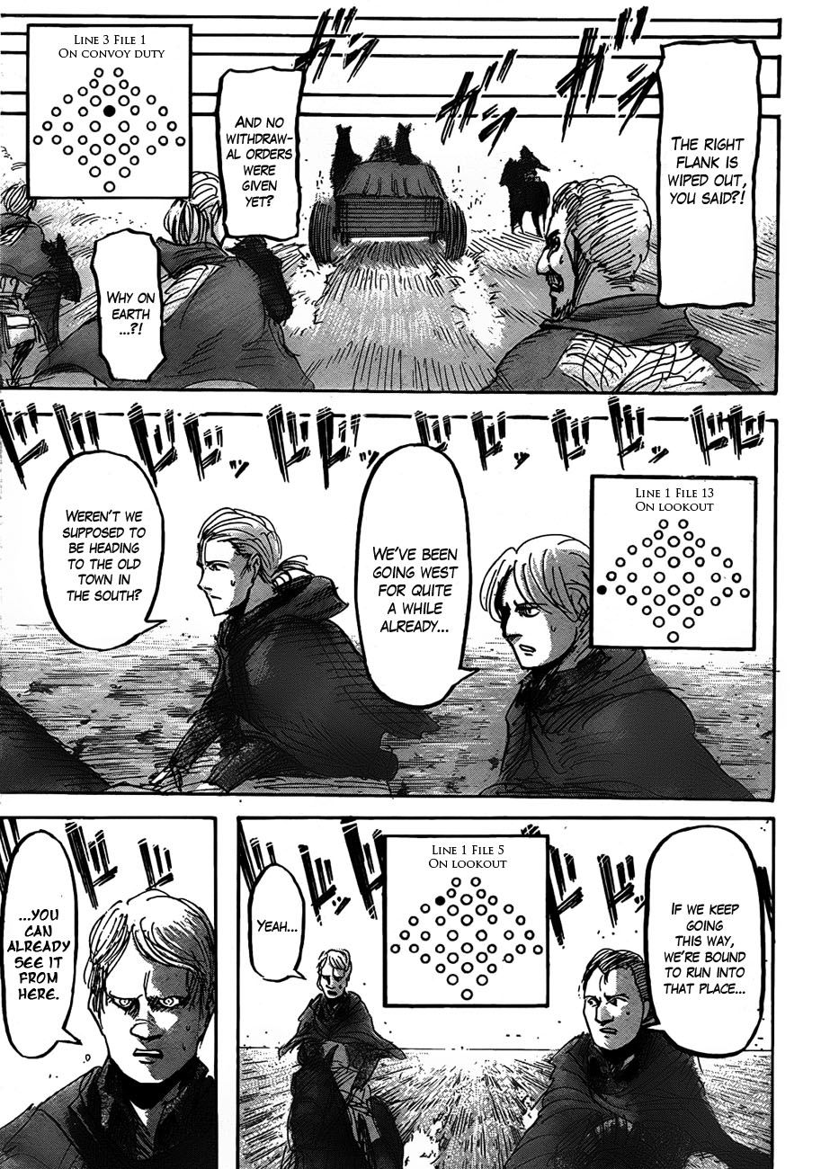 Attack on Titan manga, chapter 24, page 32 of 43
