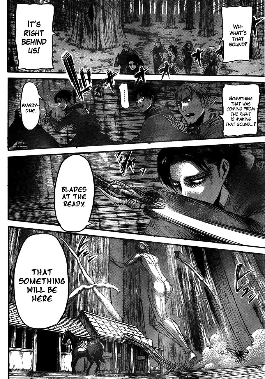 Attack on Titan manga, chapter 24, page 42 of 43