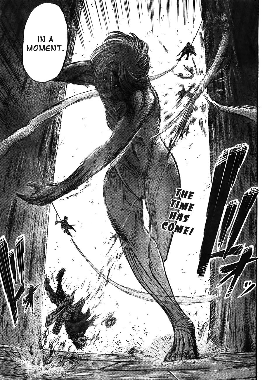 Attack on Titan manga, chapter 24, page 43 of 43