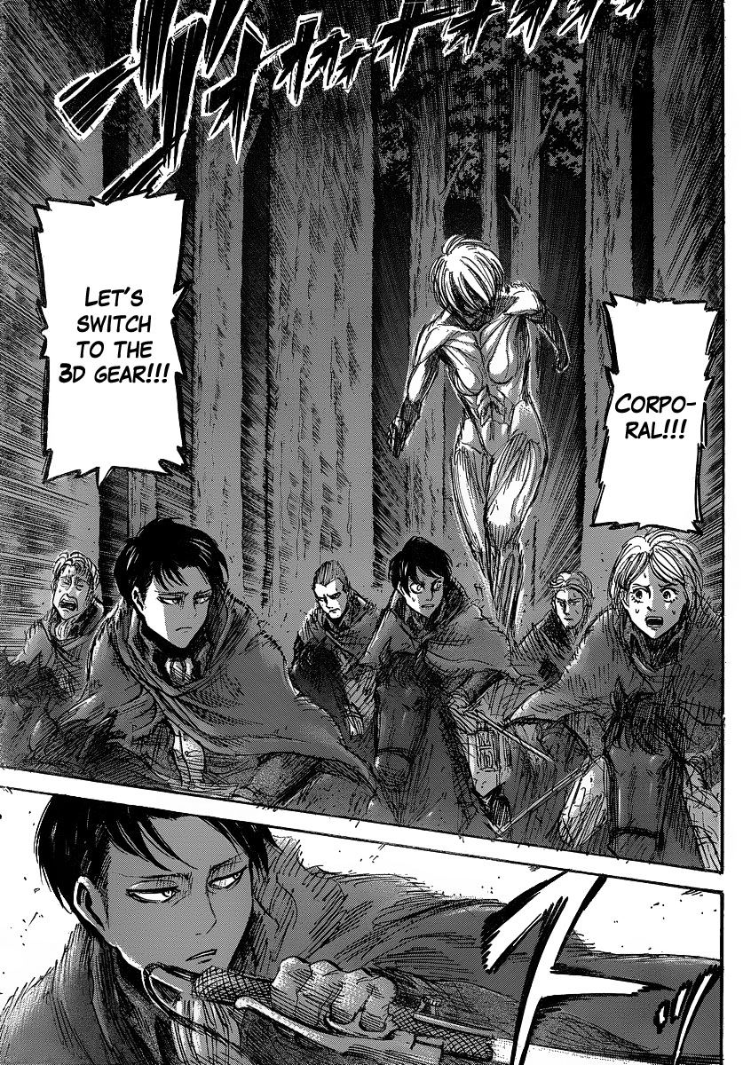 Attack on Titan manga, chapter 25, page 10 of 43