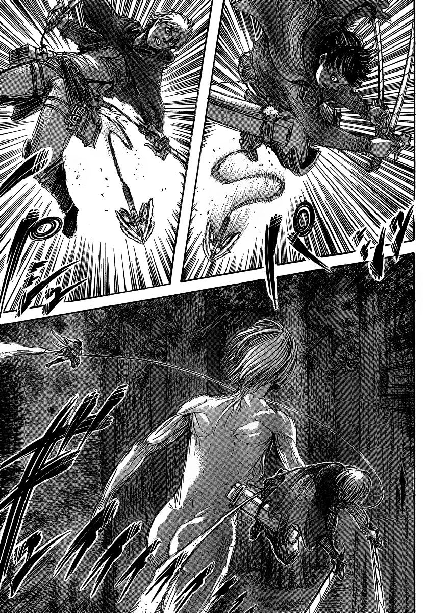 Attack on Titan manga, chapter 25, page 12 of 43