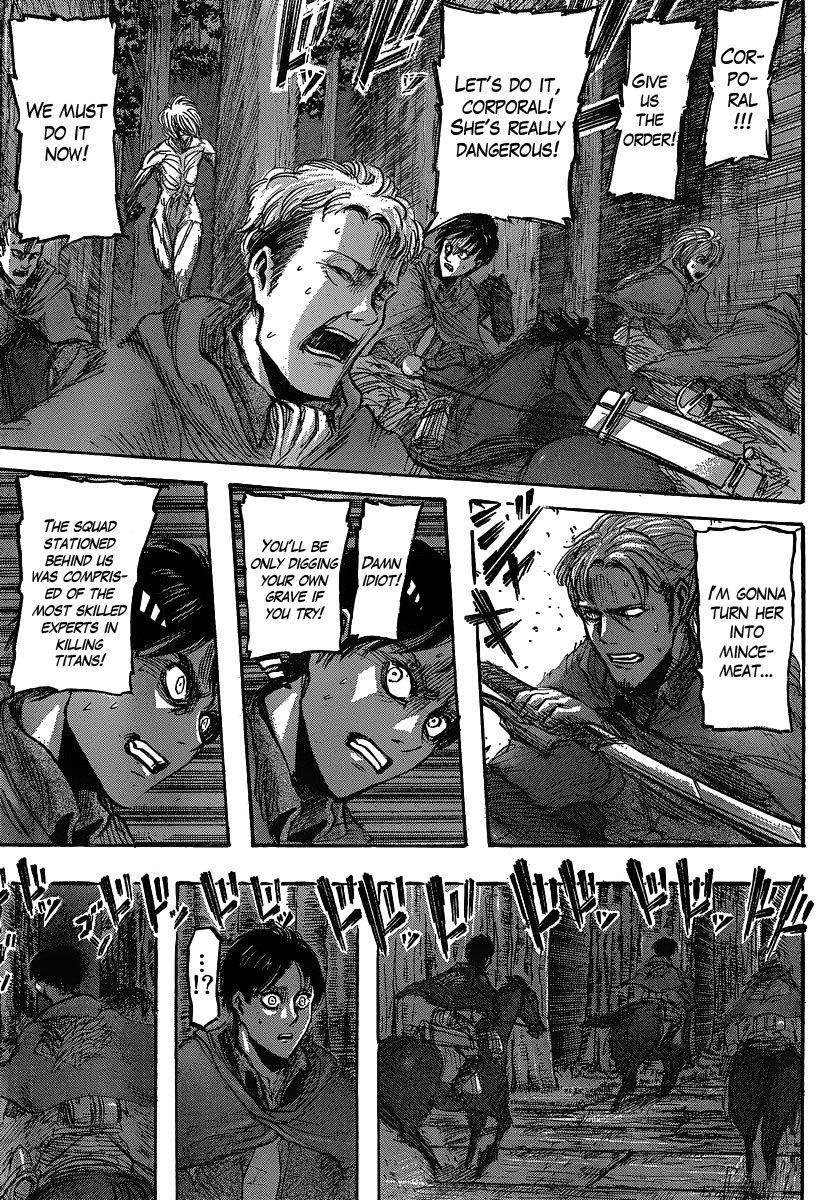 Attack on Titan manga, chapter 25, page 16 of 43