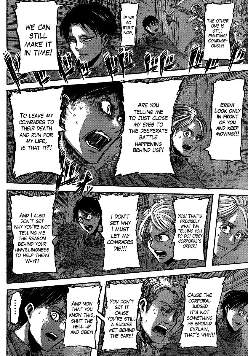 Attack on Titan manga, chapter 25, page 23 of 43