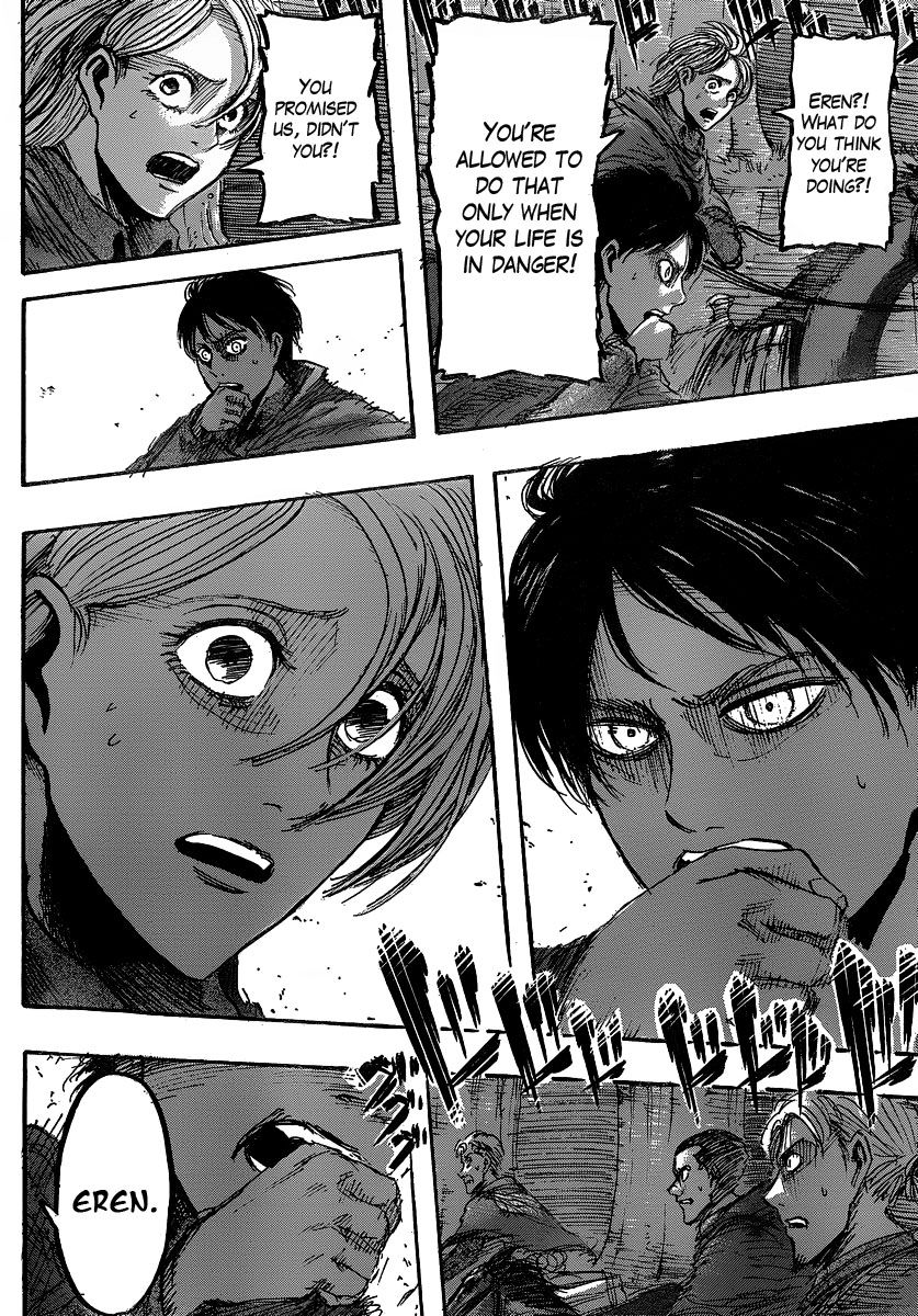 Attack on Titan manga, chapter 25, page 25 of 43