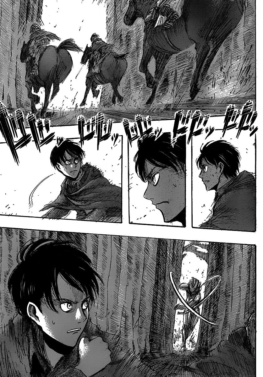 Attack on Titan manga, chapter 25, page 28 of 43