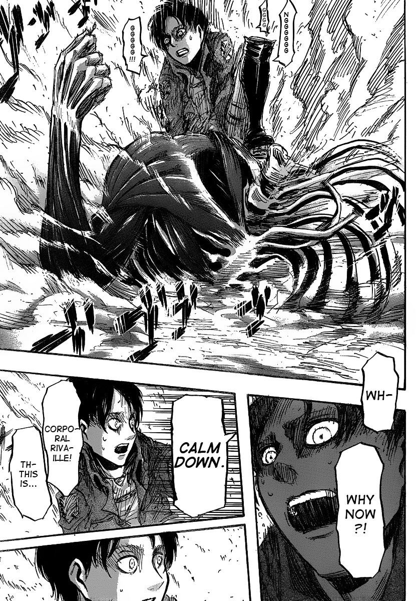 Attack on Titan manga, chapter 25, page 42 of 43
