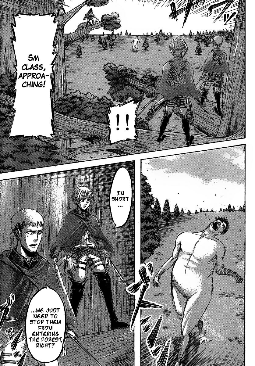 Attack on Titan manga, chapter 25, page 5 of 43