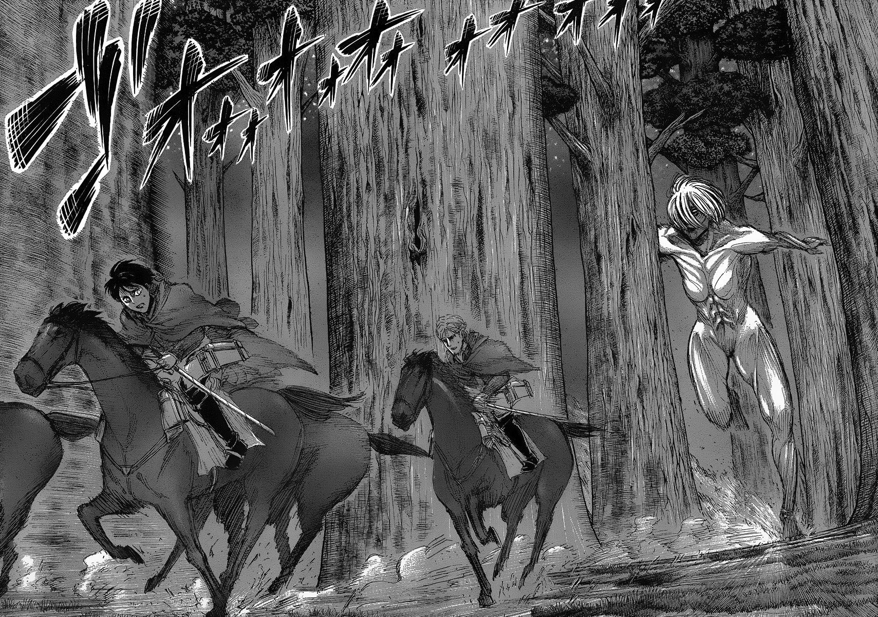 Attack on Titan manga, chapter 25, page 8 of 43