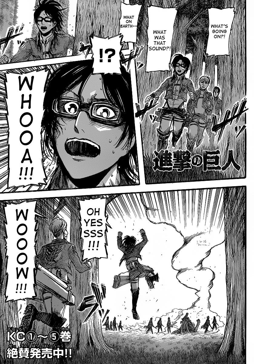 Attack on Titan manga, chapter 26, page 1 of 42