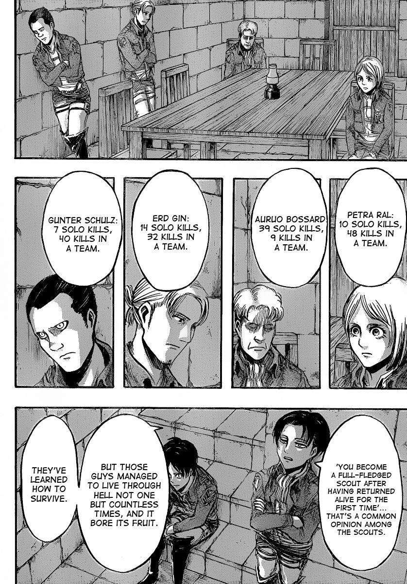 Attack on Titan manga, chapter 26, page 12 of 42