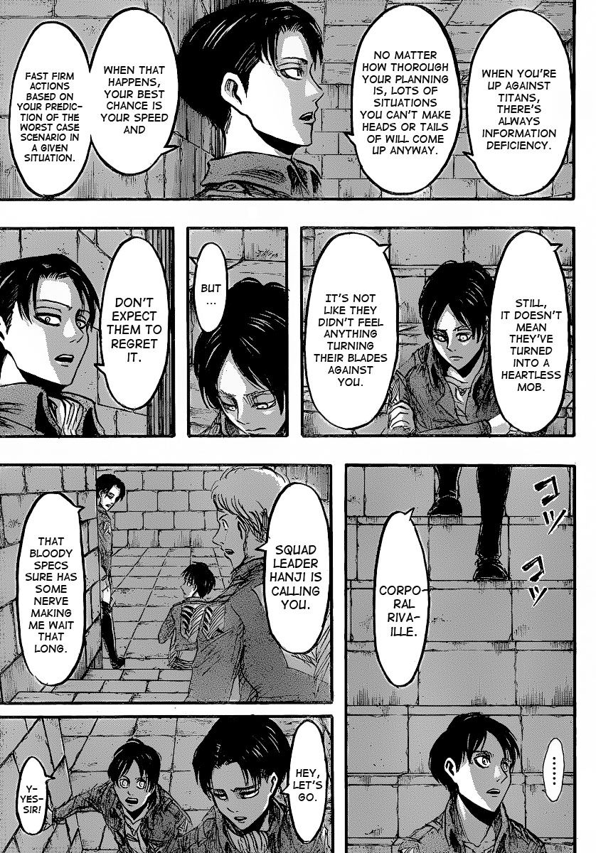 Attack on Titan manga, chapter 26, page 13 of 42