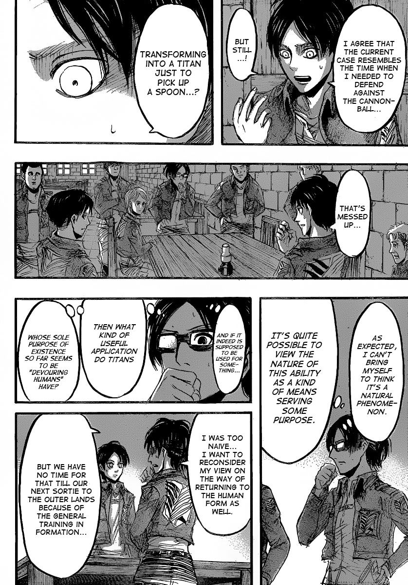 Attack on Titan manga, chapter 26, page 16 of 42