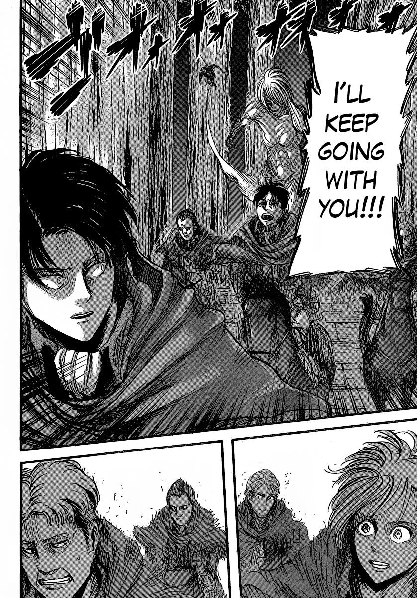 Attack on Titan manga, chapter 26, page 22 of 42