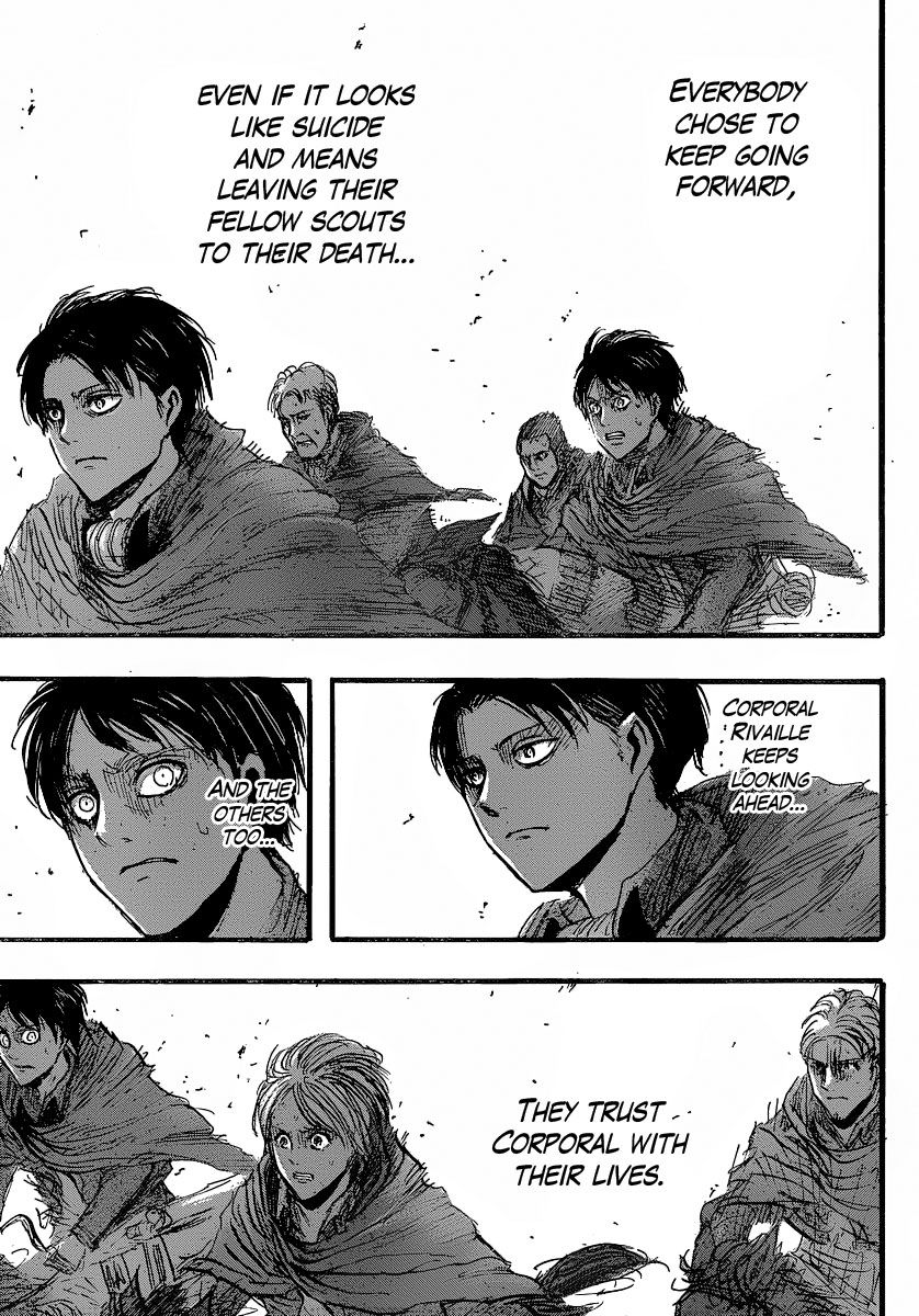 Attack on Titan manga, chapter 26, page 27 of 42