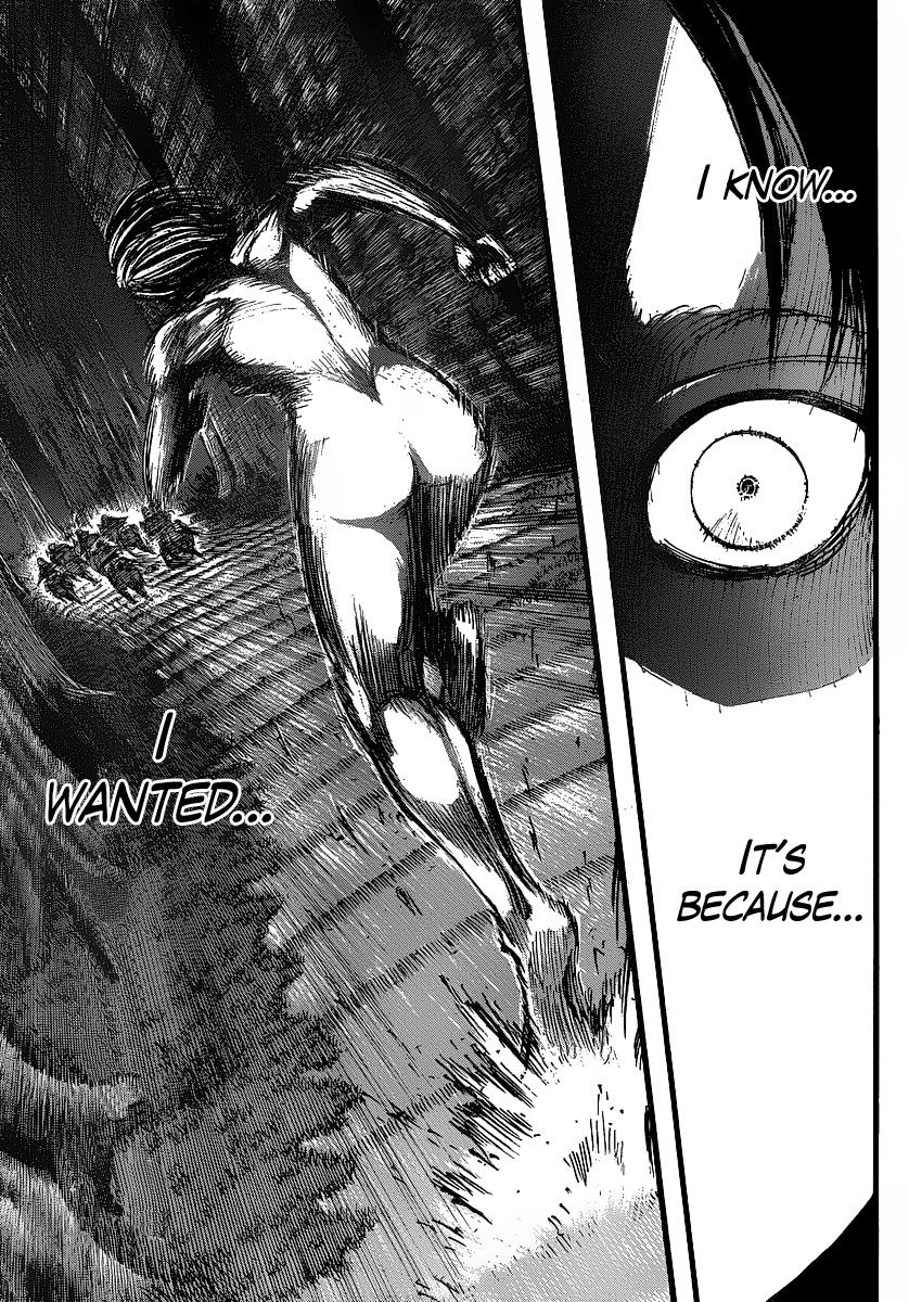 Attack on Titan manga, chapter 26, page 29 of 42