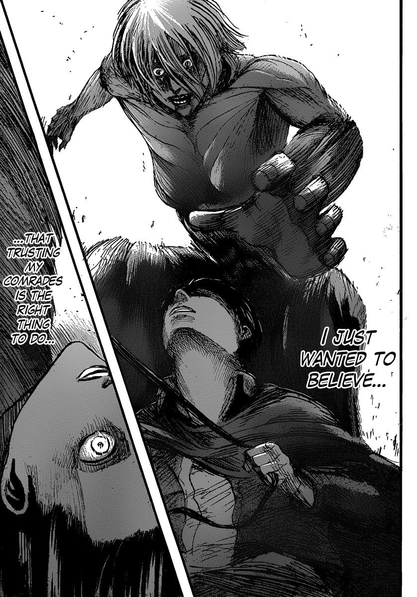 Attack on Titan manga, chapter 26, page 31 of 42