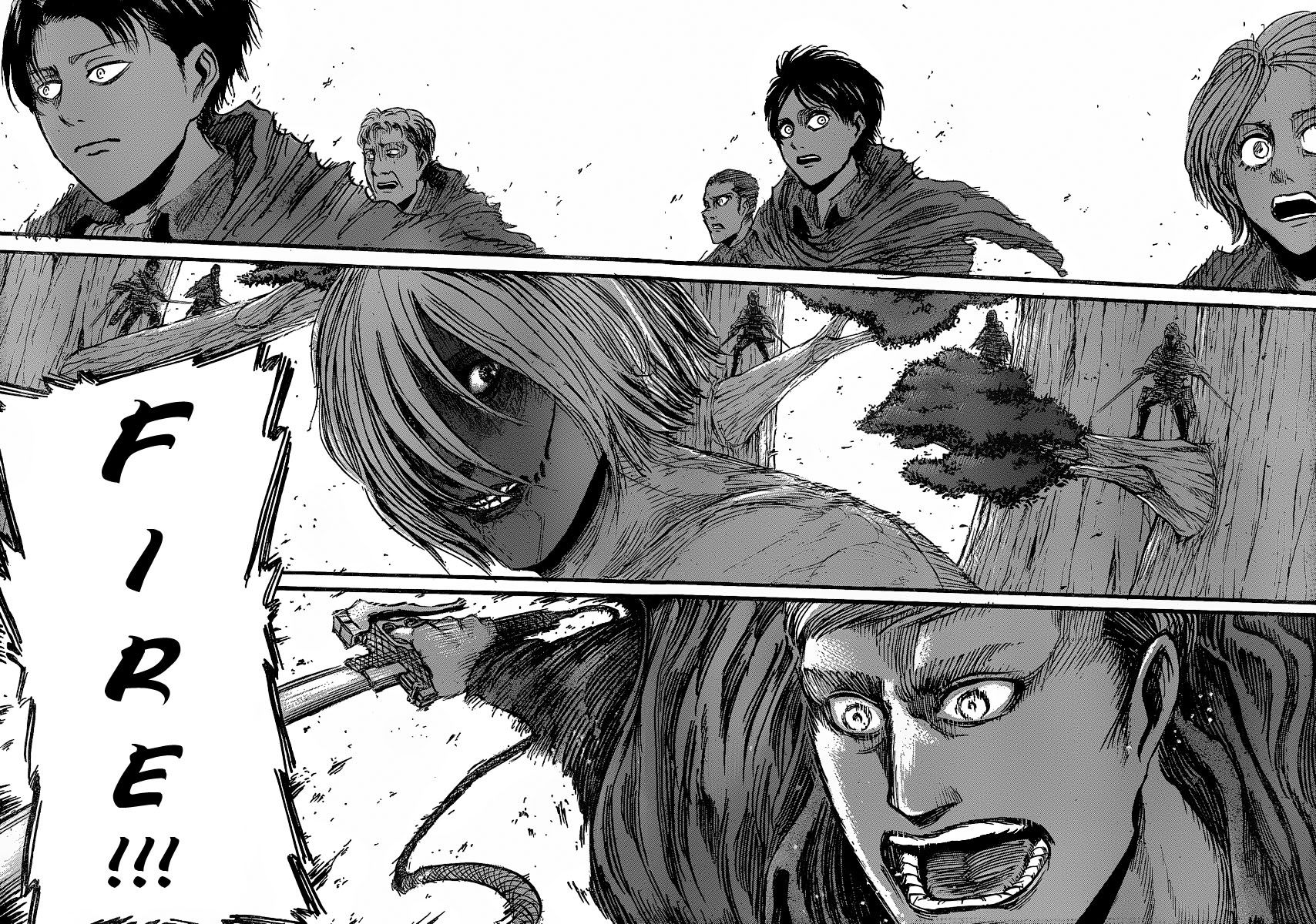 Attack on Titan manga, chapter 26, page 33 of 42