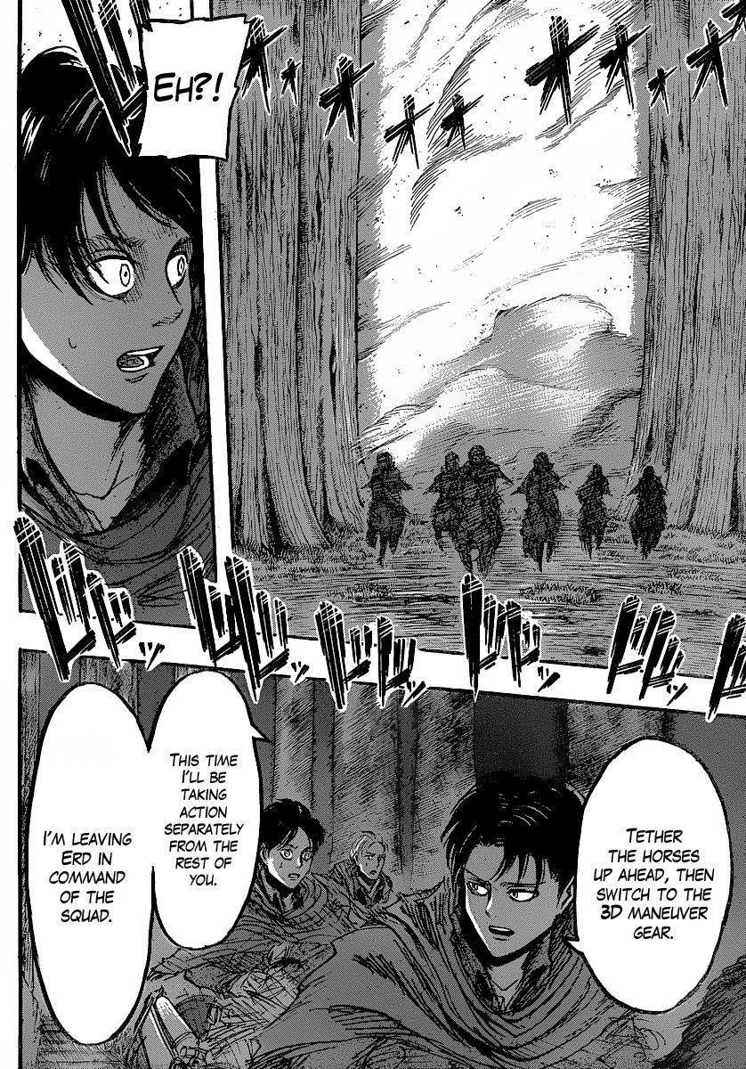 Attack on Titan manga, chapter 26, page 35 of 42