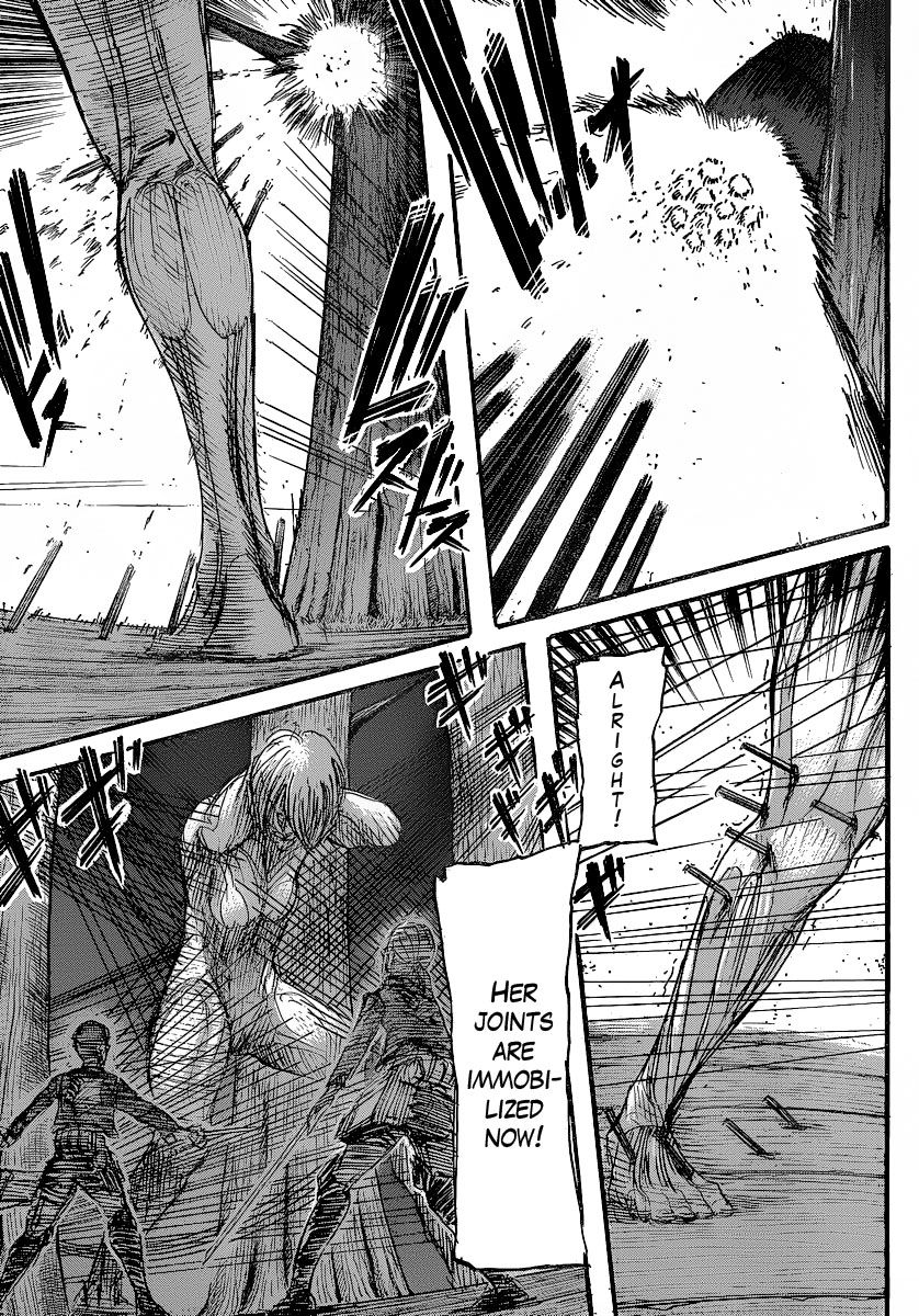 Attack on Titan manga, chapter 26, page 40 of 42
