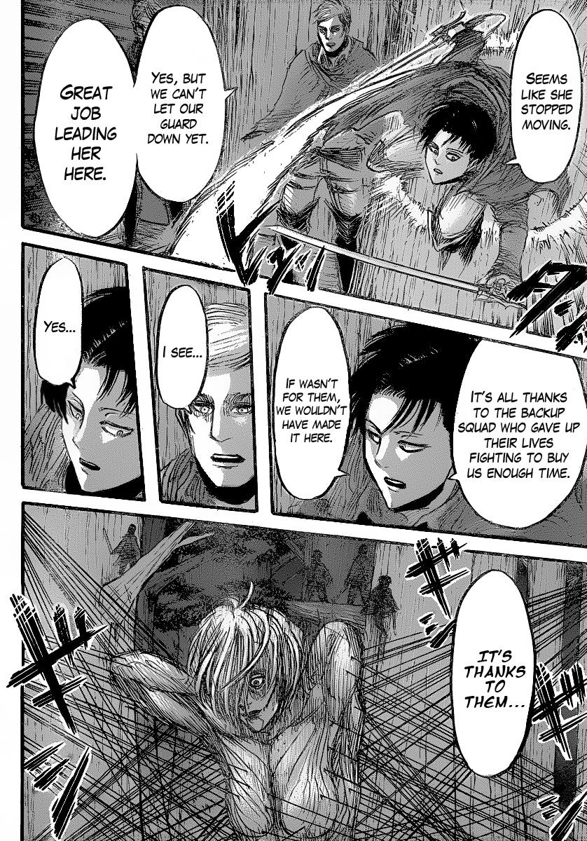 Attack on Titan manga, chapter 26, page 41 of 42