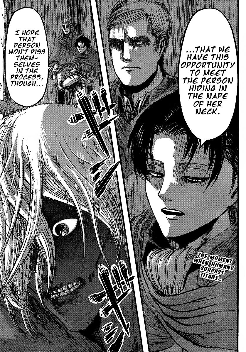 Attack on Titan manga, chapter 26, page 42 of 42