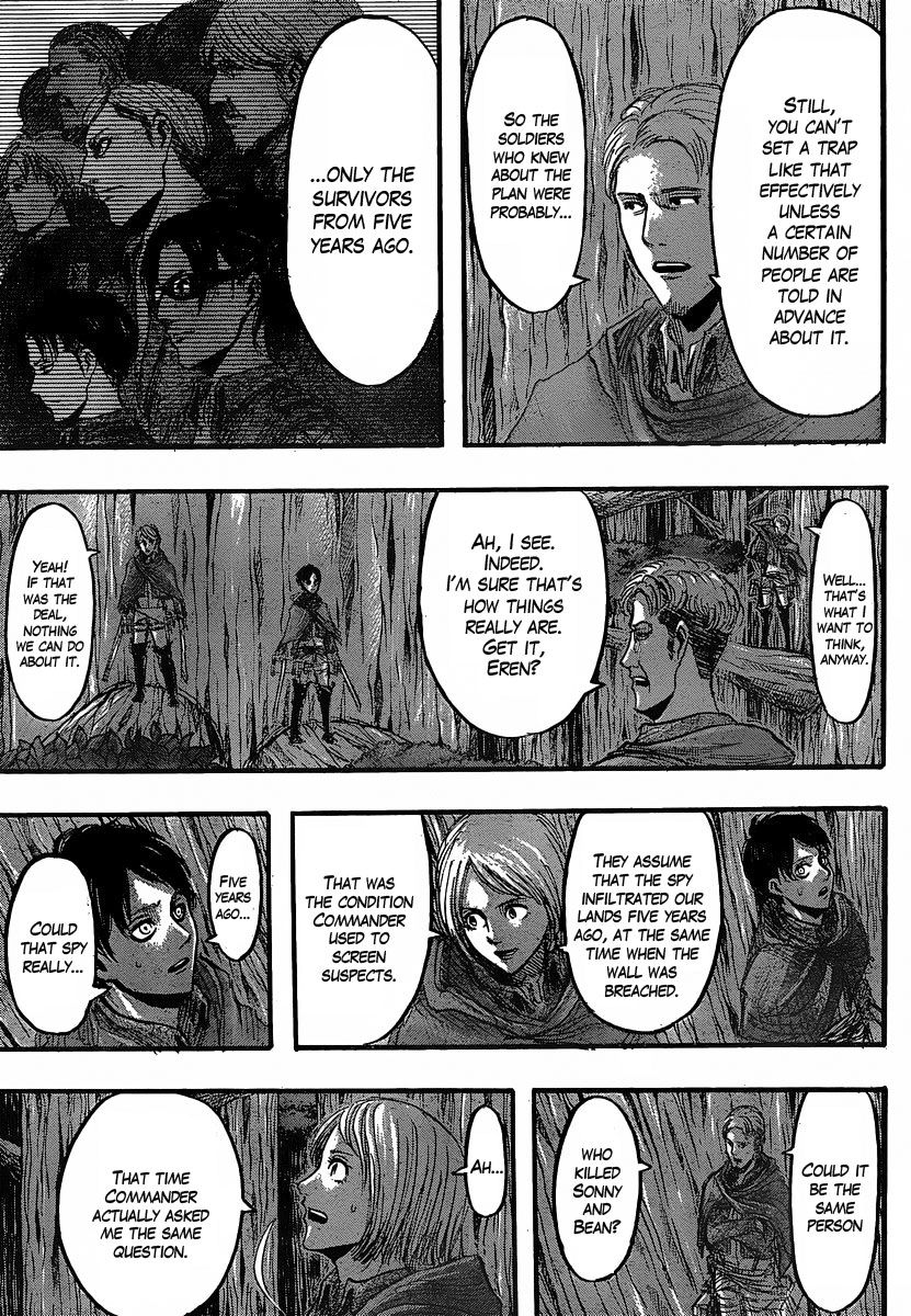 Attack on Titan manga, chapter 27, page 11 of 45