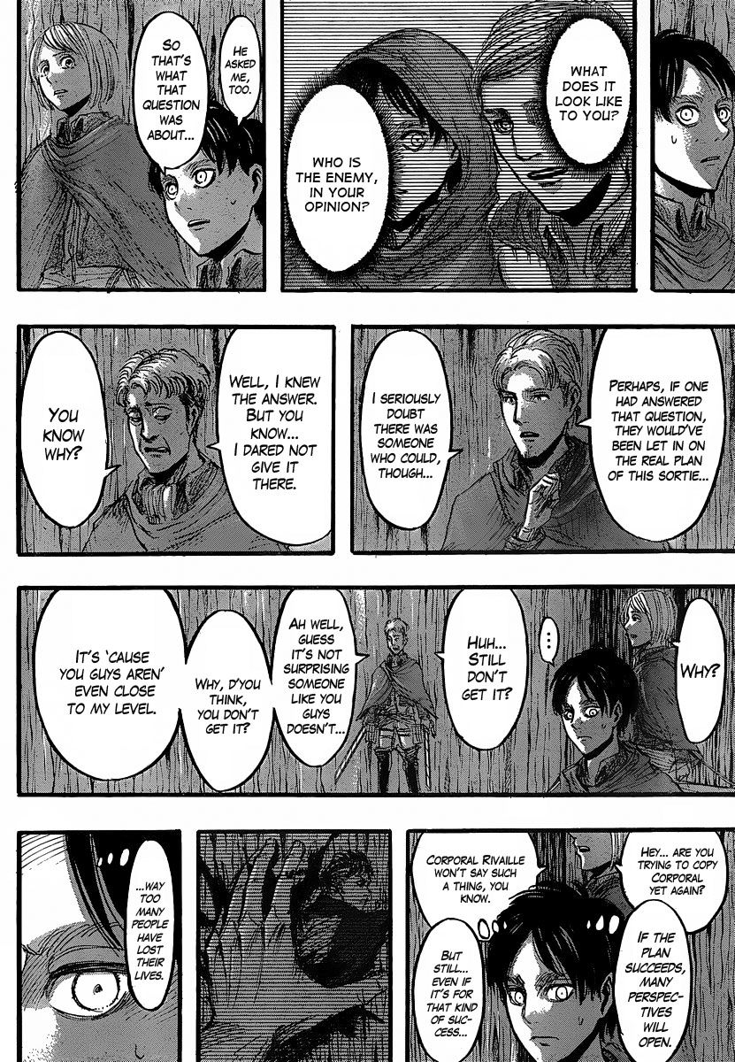 Attack on Titan manga, chapter 27, page 12 of 45