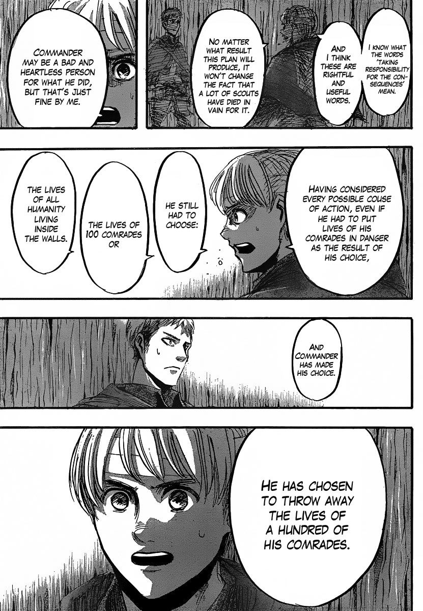 Attack on Titan manga, chapter 27, page 15 of 45